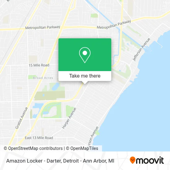 Amazon Locker - Darter map