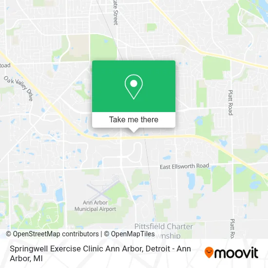 Springwell Exercise Clinic Ann Arbor map