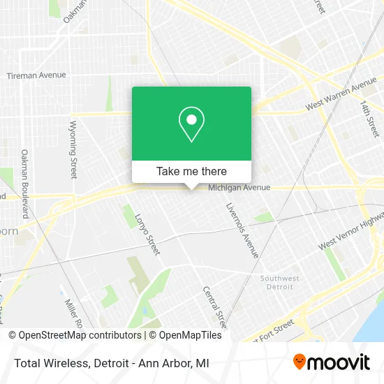 Total Wireless map