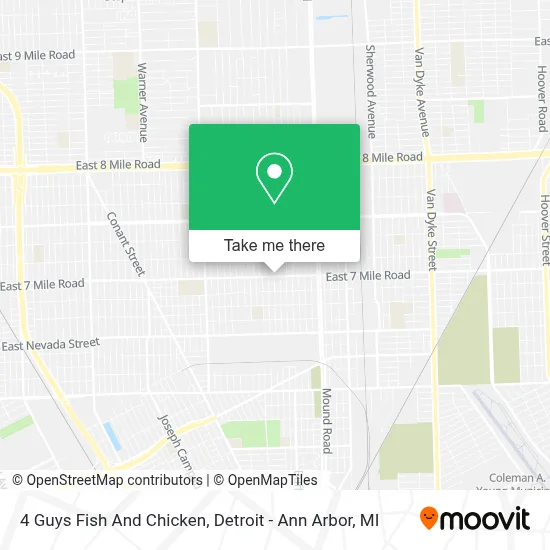 4 Guys Fish And Chicken map