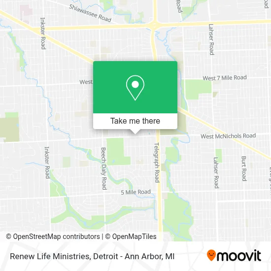 Renew Life Ministries map