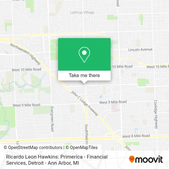 Ricardo Leon Hawkins: Primerica - Financial Services map