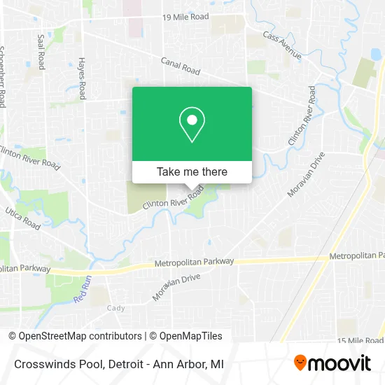 Crosswinds Pool map