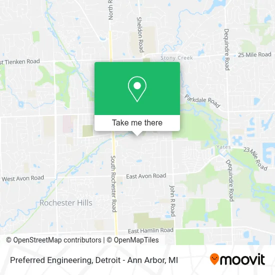 Preferred Engineering map