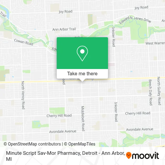 Minute Script Sav-Mor Pharmacy map