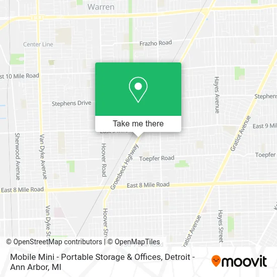 Mobile Mini - Portable Storage & Offices map
