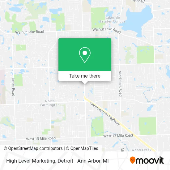 High Level Marketing map
