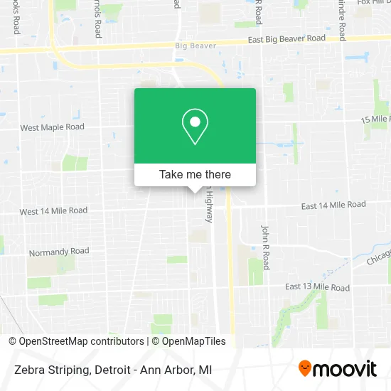 Zebra Striping map
