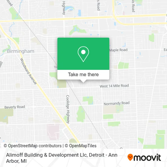 Alimoff Building & Development Llc map