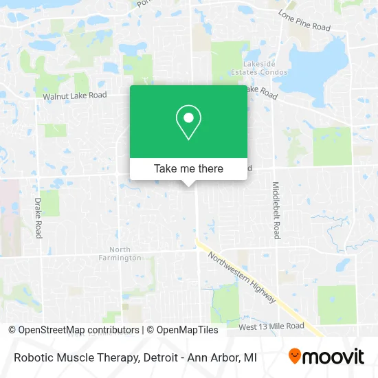 Robotic Muscle Therapy map