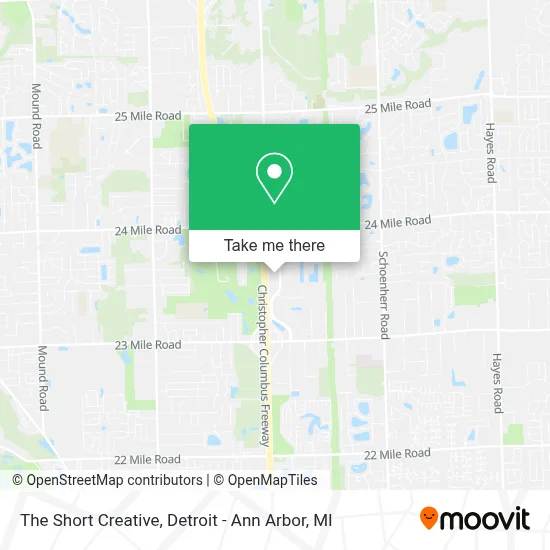 The Short Creative map