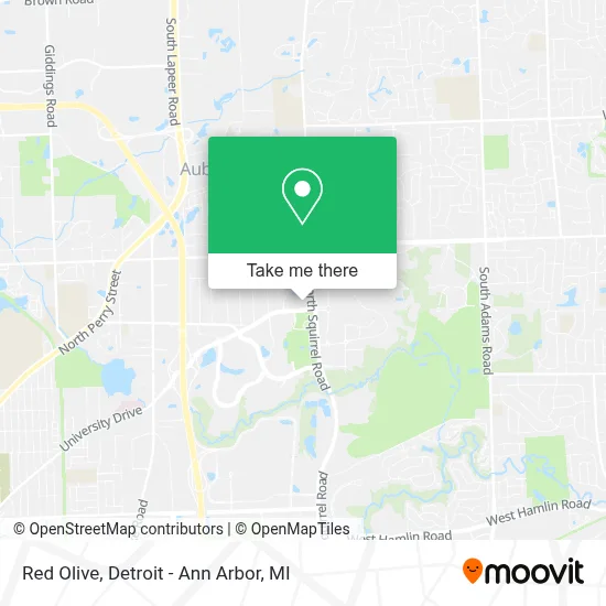 Red Olive map