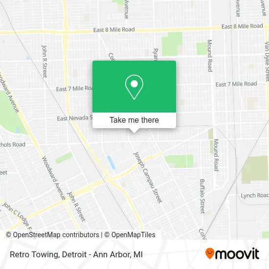 Retro Towing map