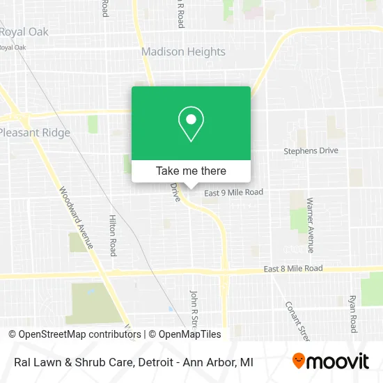 Ral Lawn & Shrub Care map