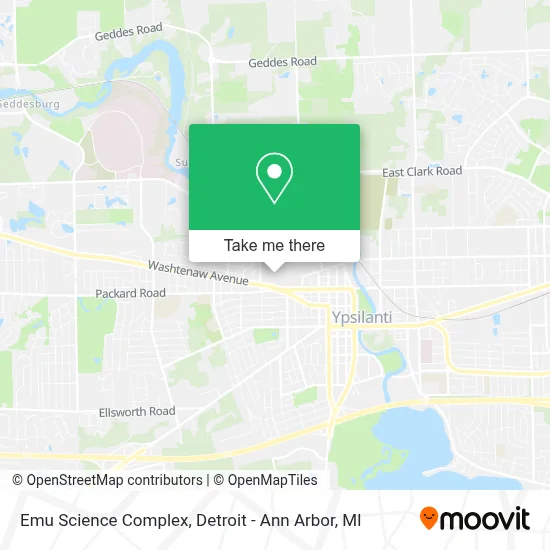 Emu Science Complex map
