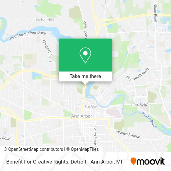 Benefit For Creative Rights map