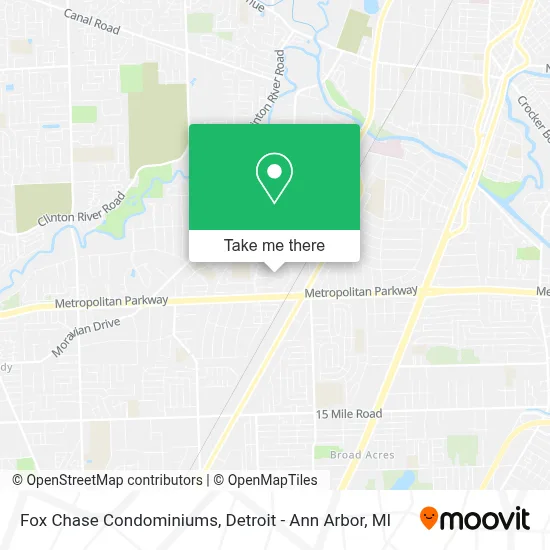 Fox Chase Condominiums map