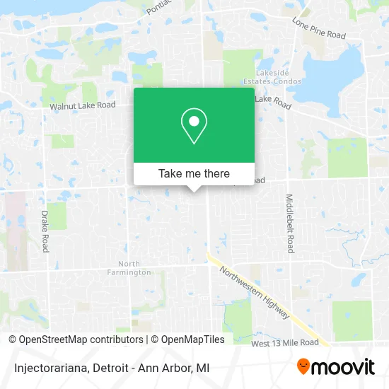 Injectorariana map
