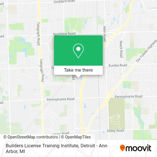 Builders License Training Institute map