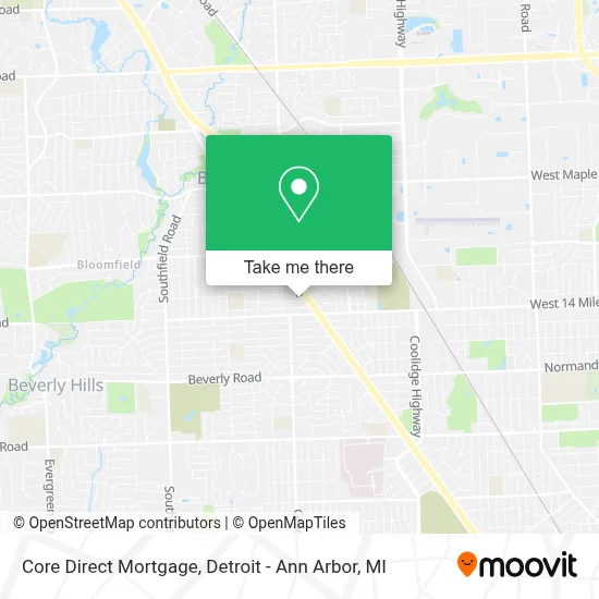 Core Direct Mortgage map