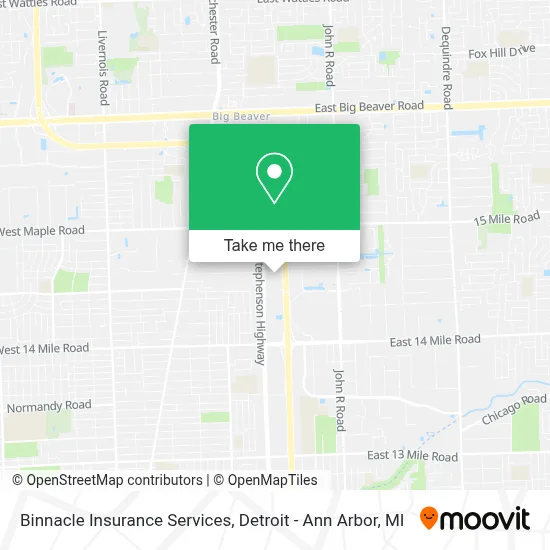 Binnacle Insurance Services map