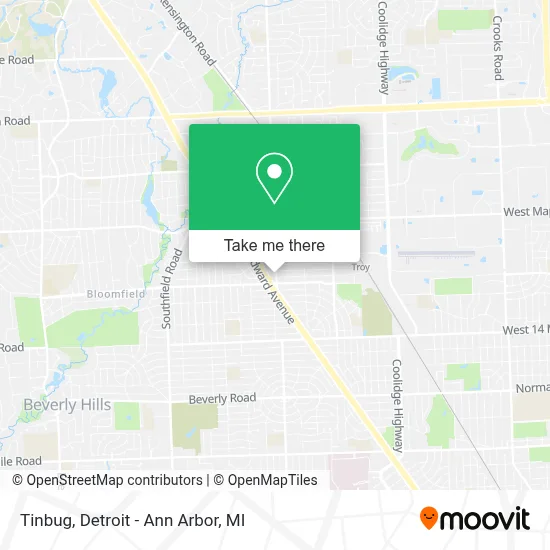 Tinbug map