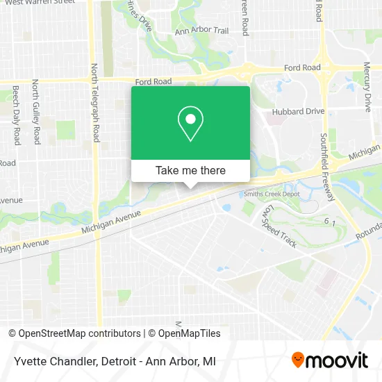 Yvette Chandler map