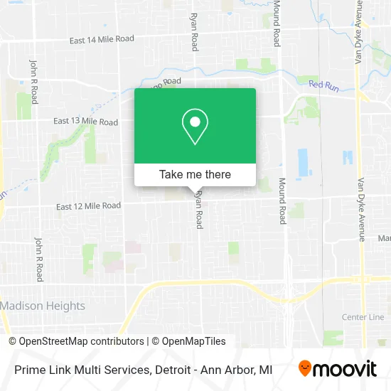 Prime Link Multi Services map