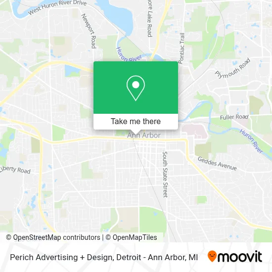 Perich Advertising + Design map