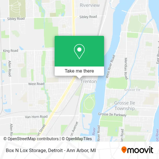 Box N Lox Storage map