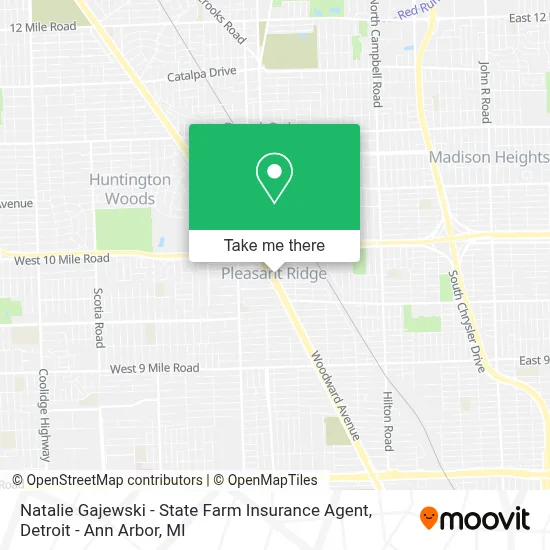 Natalie Gajewski - State Farm Insurance Agent map