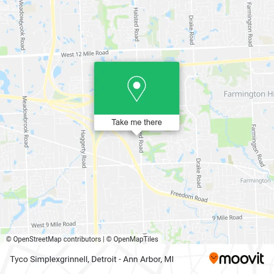 Tyco Simplexgrinnell map