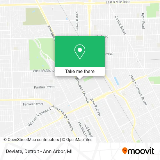 Deviate map