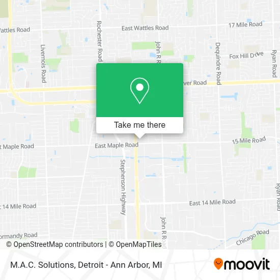 M.A.C. Solutions map