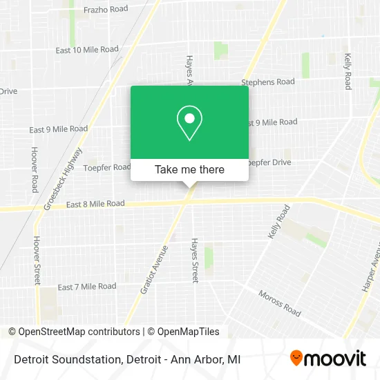 Detroit Soundstation map