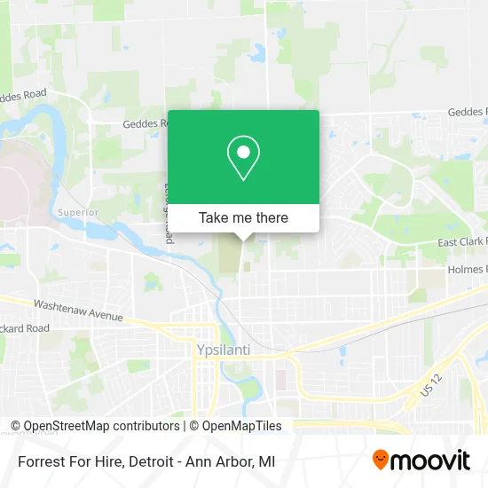 Forrest For Hire map