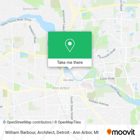 William Barbour, Architect map
