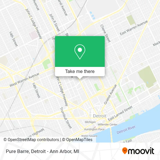 Pure Barre map