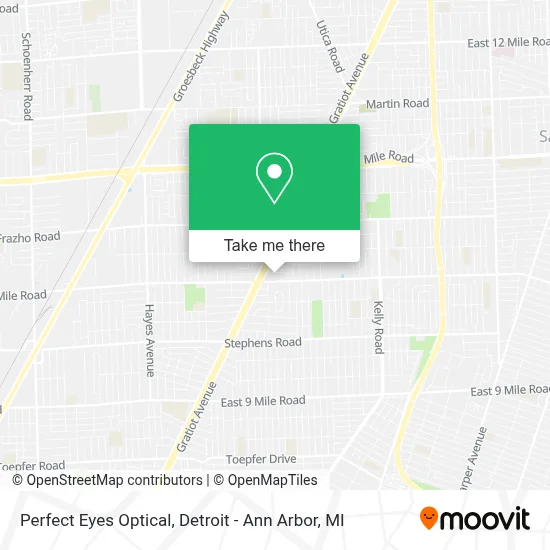 Perfect Eyes Optical map