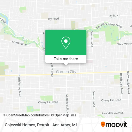 Gajewski Homes map