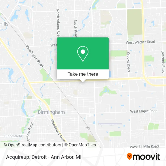 Acquireup map