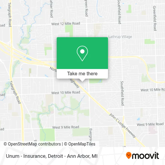 Unum - Insurance map