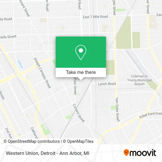 Western Union map