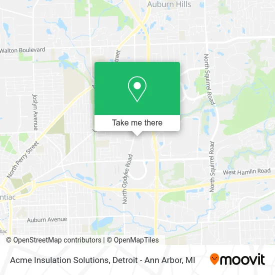 Acme Insulation Solutions map