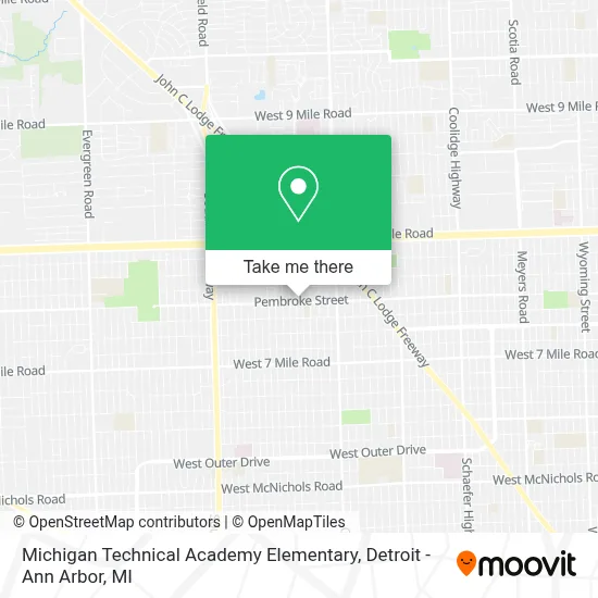 Michigan Technical Academy Elementary map