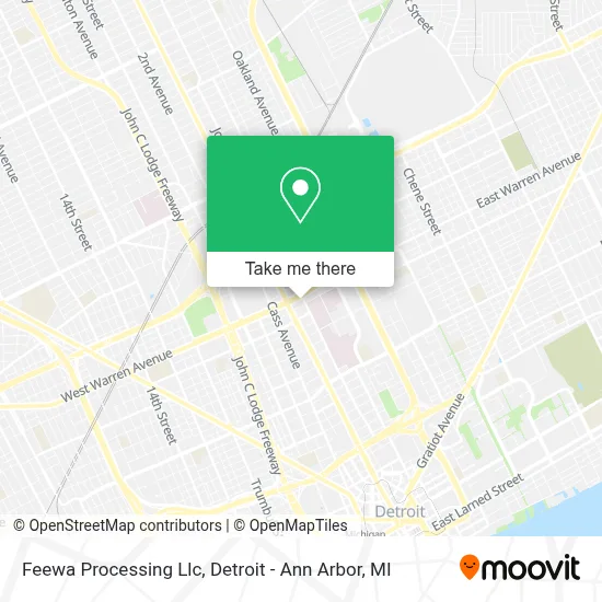 Feewa Processing Llc map