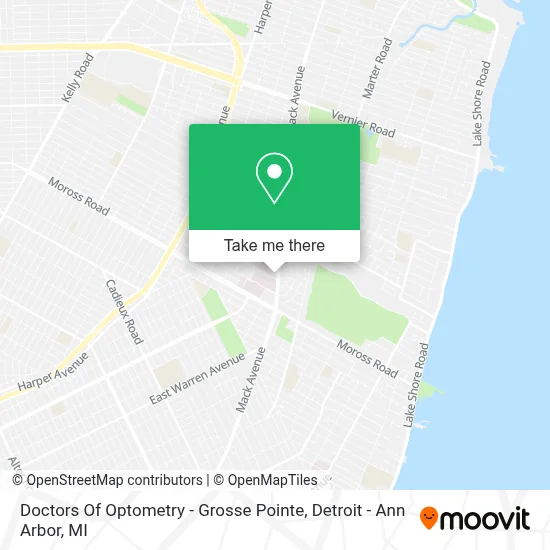 Doctors Of Optometry - Grosse Pointe map