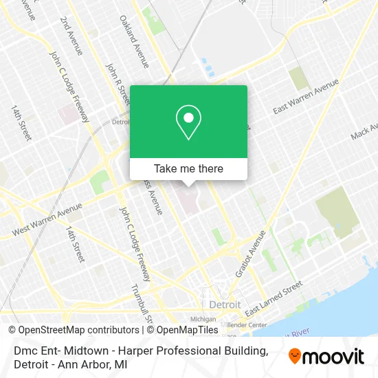 Dmc Ent- Midtown - Harper Professional Building map