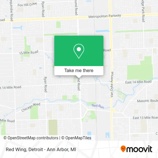 Red Wing map