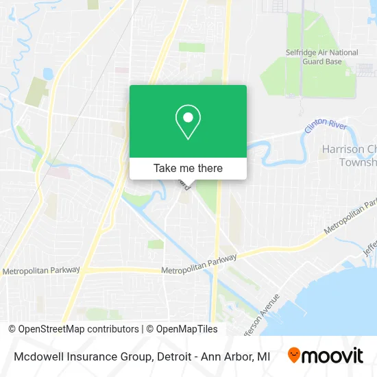Mcdowell Insurance Group map